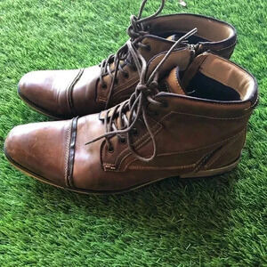 Steve Madden Men's Jefries Combat Brown Boots size 11